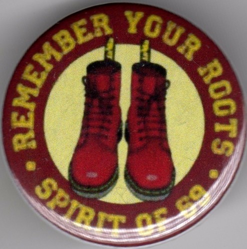 Skinhead pin button - pin,
