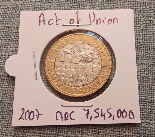 Rare 1707 2007 pound - pound, coin