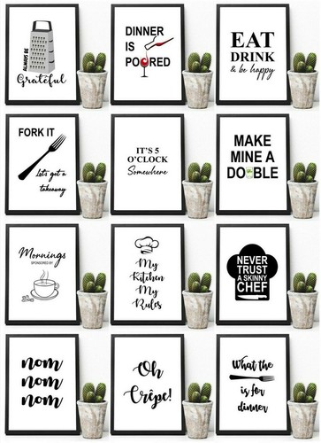 Funny kitchen prints wall art - funny,