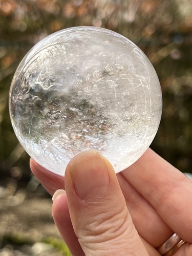 Brazilian clear quartz crystal - clear,