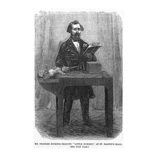 Charles Dickens reading little
