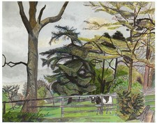 Beslyns Edward Bawden Great Bardfield Essex print in 11 x 14 mount SUPERB