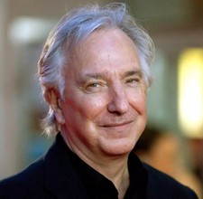 Alan Rickman Wearing Her White