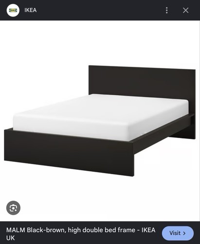 Ikea malm standard double - malm, bed