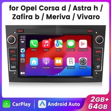 2+64G Stereo For Vauxhall/Opel Corsa D Astra H Zafira GPS Sat Nav Car Radio WIFI