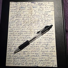 Sided ron kray letter on - kray,