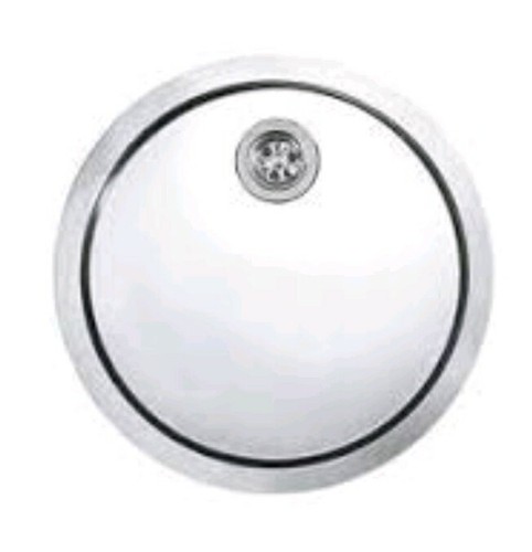 Onyx round drainer - onyx, flush