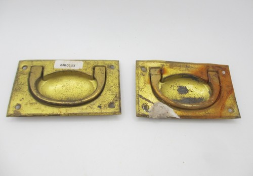 Vintage brass drawer - brass, handles