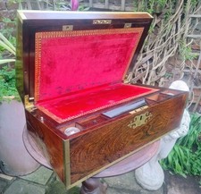 Lrg Antique 19thc Rosewood