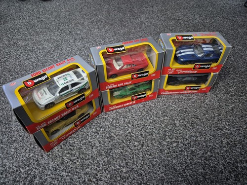 Burago car set - car, x6