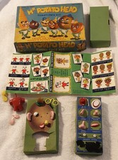 Vintage Iriginal Mr Potato Head With Accessories, Mini Body, Some Parts Missing 