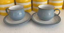 Denby pair of  Colonial Blue