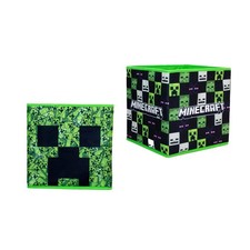 Minecraft Storage Cubes Creepers 2 Pack Foldable Kids Toys Compact Organiser Box