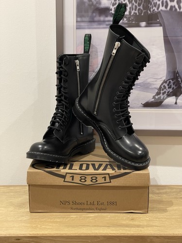 Nps solovair black shine - black, hi-shine