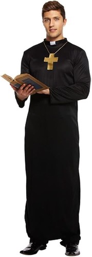 Vicar fancy dress costume - vicar,