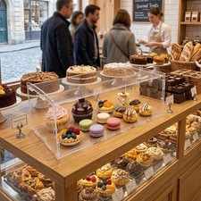 Tier acrylic bakery display - tier,