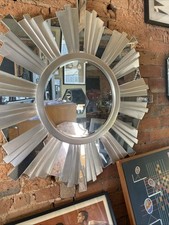 Sunburst Mirror 98cm Antiqued-Finish Large