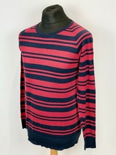 John Smedley RED & NAVY