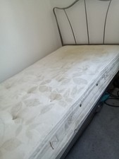 Single Bed with Mattress bedding available Metal frame