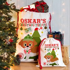 Pekingese Christmas Sack
