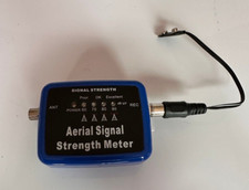 Aerial signal strength meter