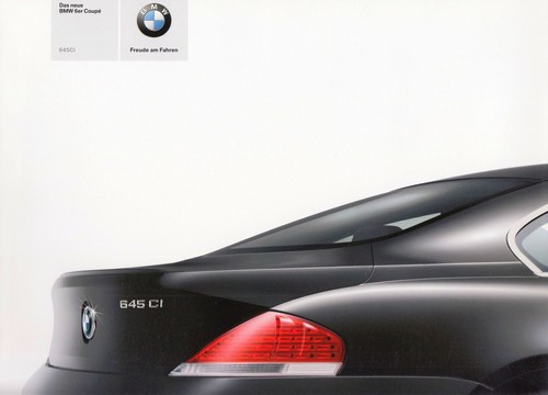 Bmw series coupe 645 e63 - series,