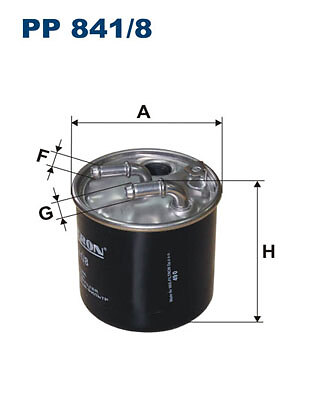 Filtron 841 fuel filter - 841/8,
