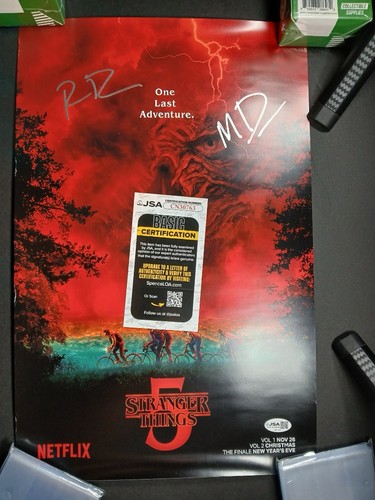 Matt and ross duffer signed - and,