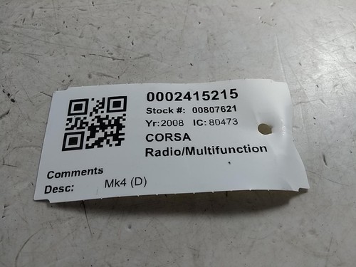 2008 vauxhall corsa 28115451 - vauxhall,