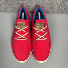 Adidas Ransom Canvas Trainers Mens UK 9 Red Art G13316 2009 Good Condition.