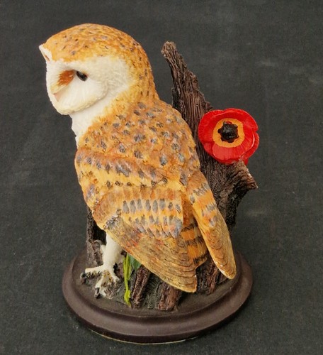 Barn owl figurine andy pearce - barn,