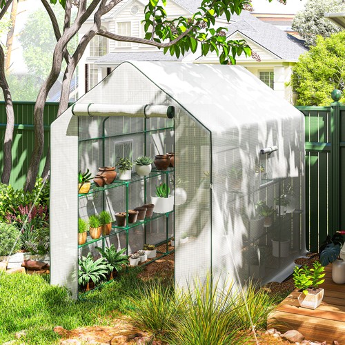 Walk greenhouse with tier - greenhouse,