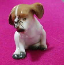 Vintage Porcelain Terrier Dog