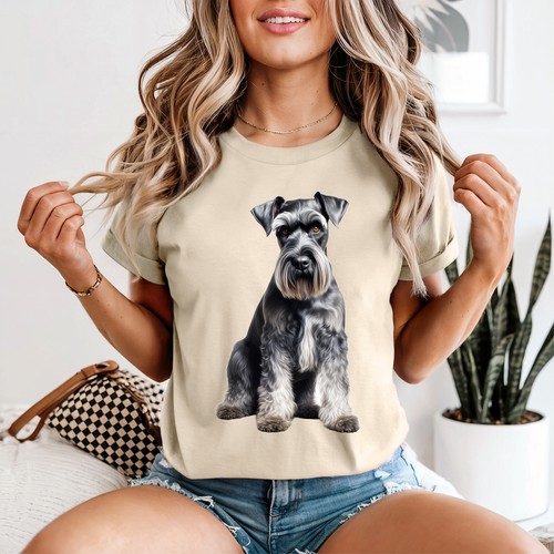 Detailed schnauzer dog - schnauzer,