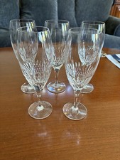 Cut glass wine glasses - glass,