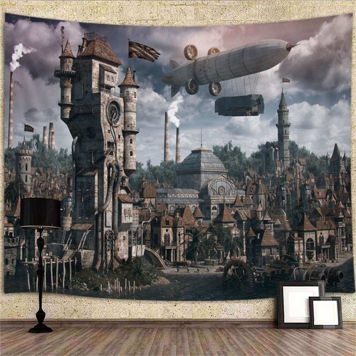 Steampunk town fantasy large - steampunk,