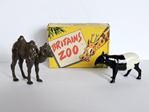 Britains lead zoo animals - lead,