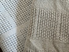 2X Grey Blue Blanket Bundle Cot, Crib, Moses Basket, Buggy, Pram, Stroller Boys