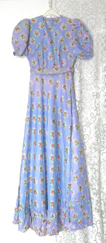 Vintage 1930s 1940s blue - 1930s,