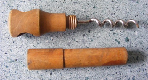 Vintage turned wood - vintage, portable