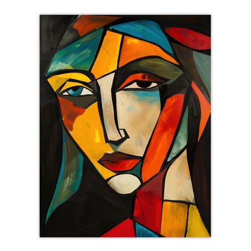 Woman portrait stained - woman,