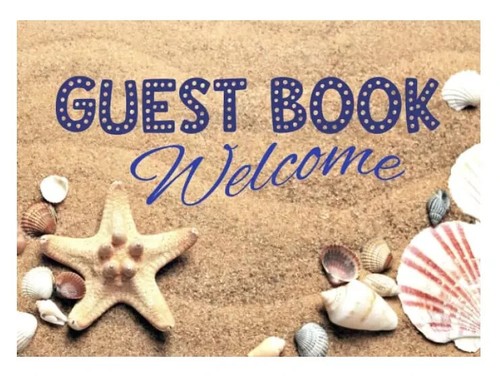 Guest book welcome - guest,