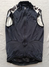 Assos ij.FalkenZahn mens Black cycling Vest Gilet sleeveless jersey size L