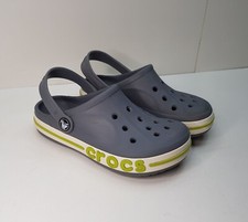 CROCS SIZE 12UK EU31 BOYS GIRLS GREY CLOGS SANDALS SLINGBACK MULES SLIDERS SHOES
