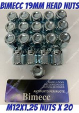 Alloy Wheel Bimecc Nuts x 20 M12x1.25 Fit Nissan Leopard Maxima Murano
