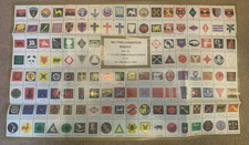 Military Formation badges worn by British and Commonwealth Forces in WW2 Poster