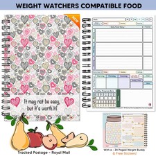 Weight Watchers PLANNER DIET FOOD DIARY JOURNAL ORGANISER 7WK A5 /FREE- 20/30