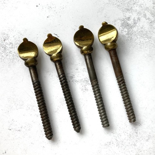 Antique table screws with