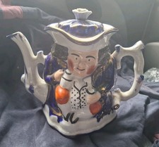 Late 19th Century Staffordshire Allerton Style Toby Teapot - c.1900