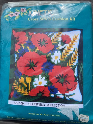 Kinetic cross stitch - stitch, cushion